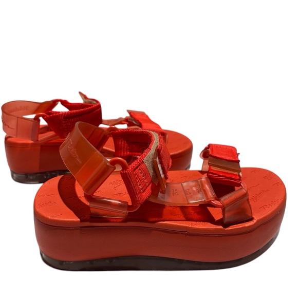 MELISSA Papete Platform + Rider Red SIZE 6 - Picture 4 of 7